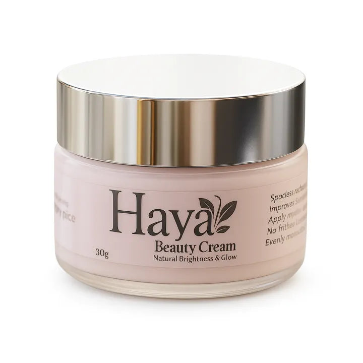 Haya Beauty Cream – Advanced Whitening & Glowing Skin Formula for Men & Women – 30g